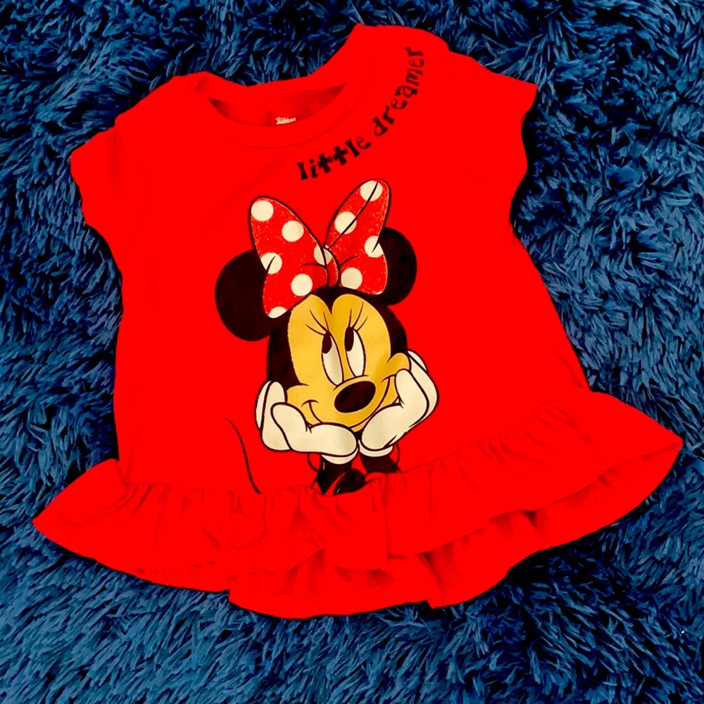 Girls Minnie Mouse Top